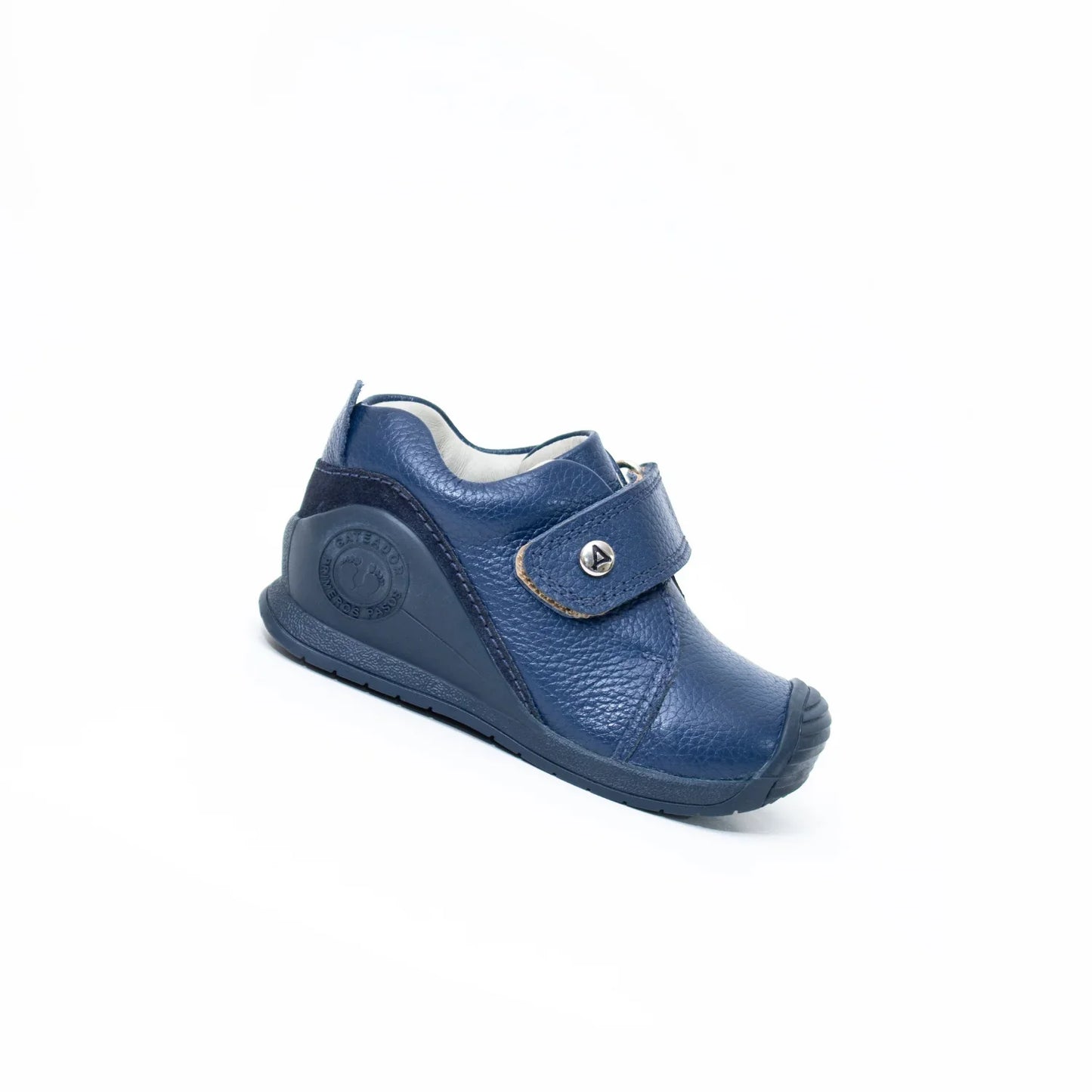 Zapatos para Niños de color azul en vista lateral derecha