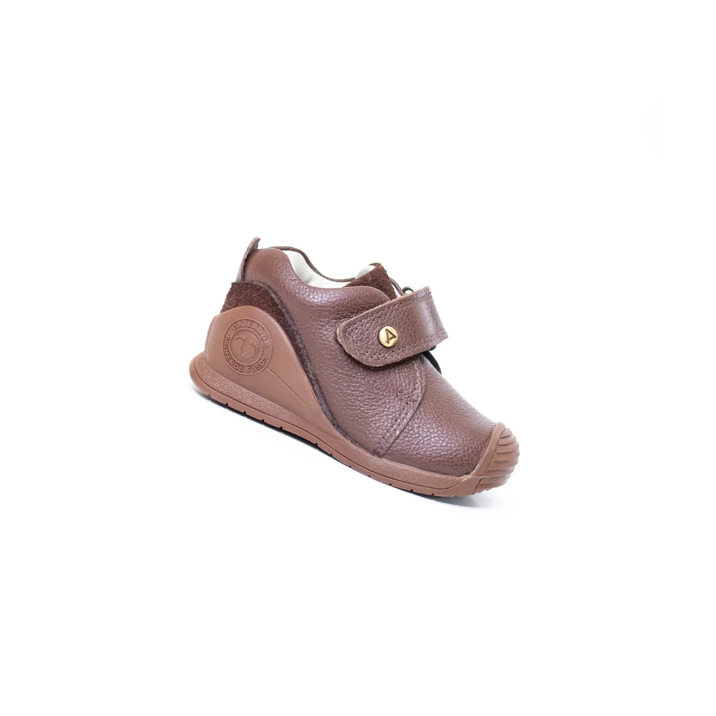 Zapatos para Niños de color marron en vista lateral derecha