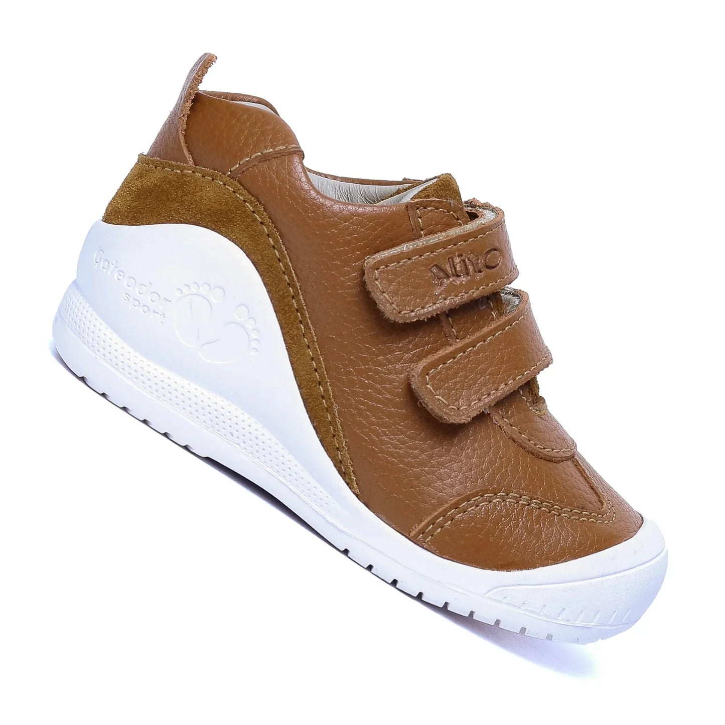 Zapatos para Niños de color natural en vista lateral derecha