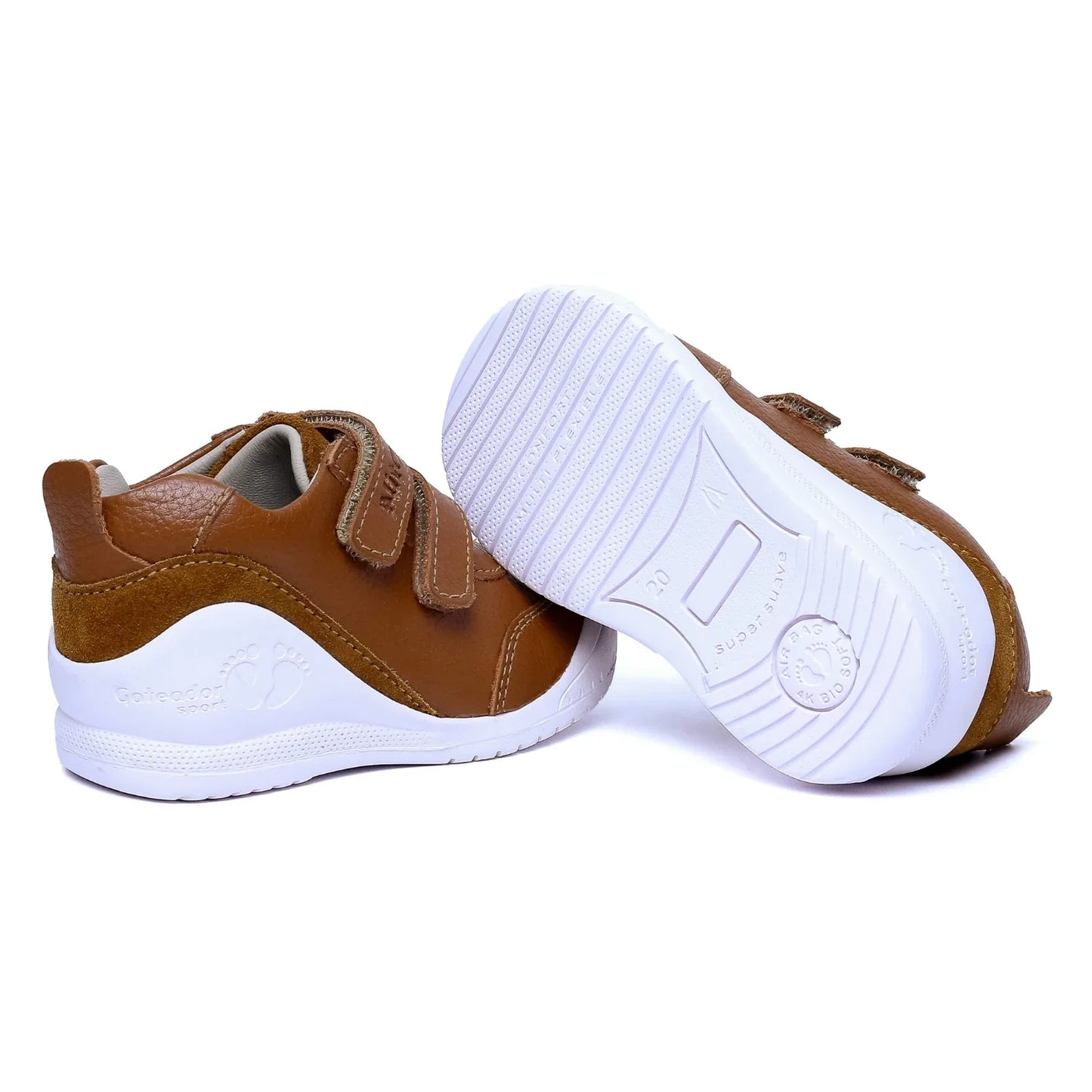 Zapatos para Niños de color natural en vista lateral izquierda