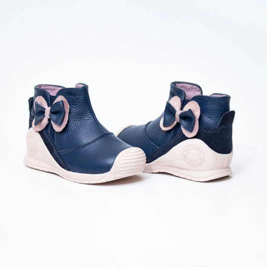 Zapatos para Niñas de color azul en vista frontal