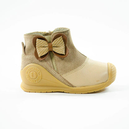 Zapatos para Niñas de color nude en vista frontal