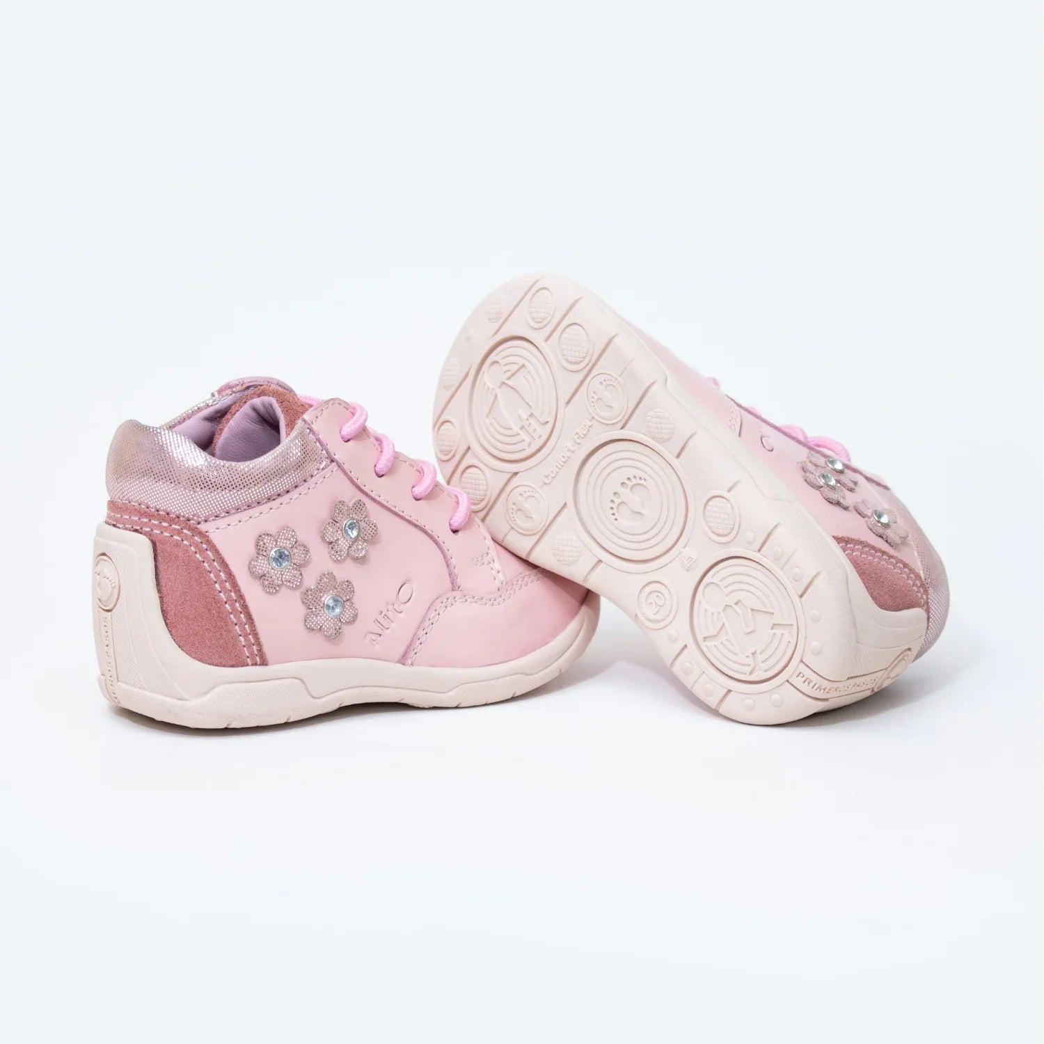 Zapatos para Niñas de color rosado en vista lateral izquierda