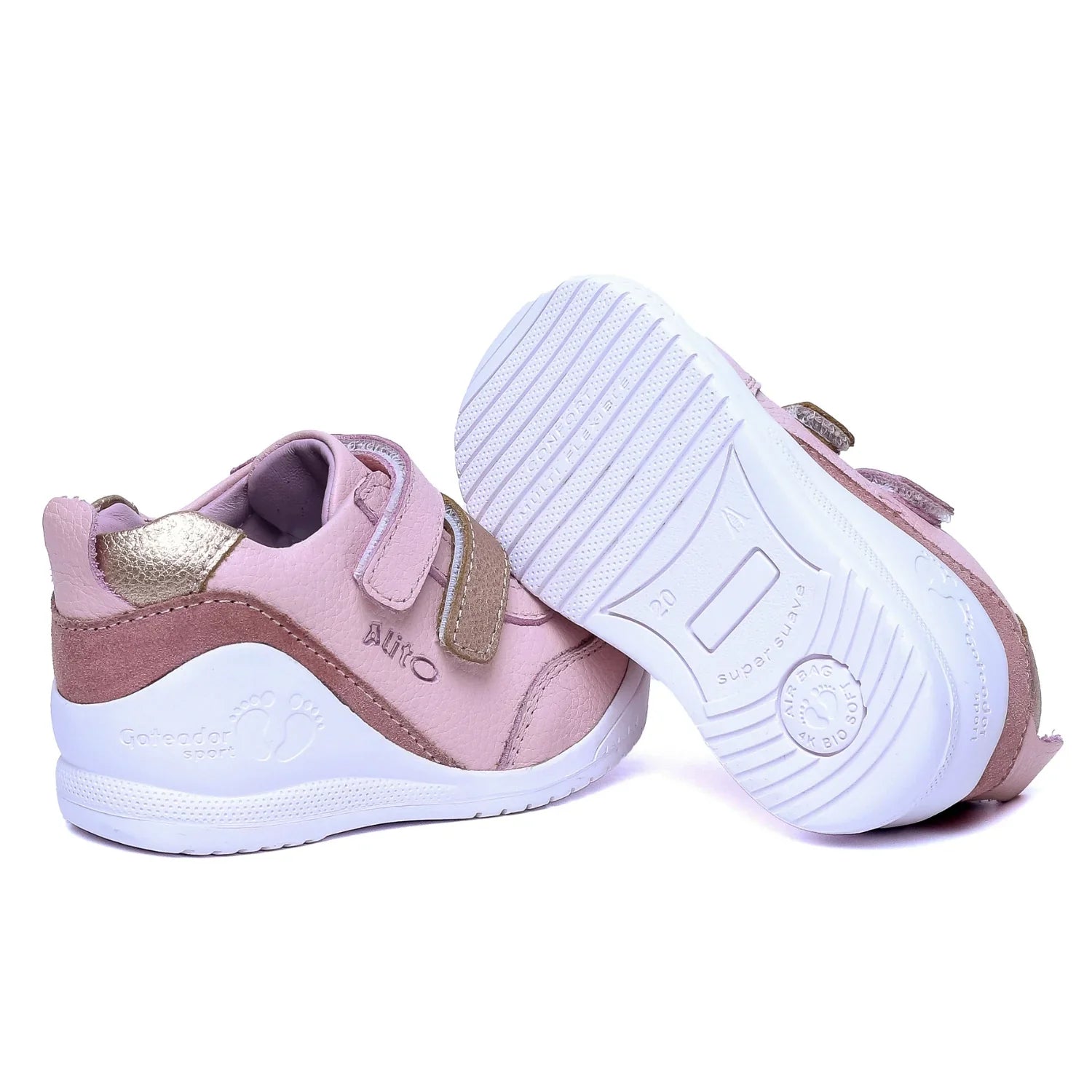 Zapatos para Niñas de color rosado en vista lateral izquierda