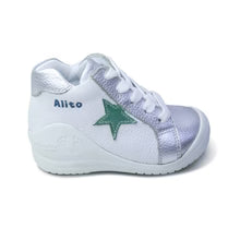 Botines para Niñas de color blanco en vista lateral derecha