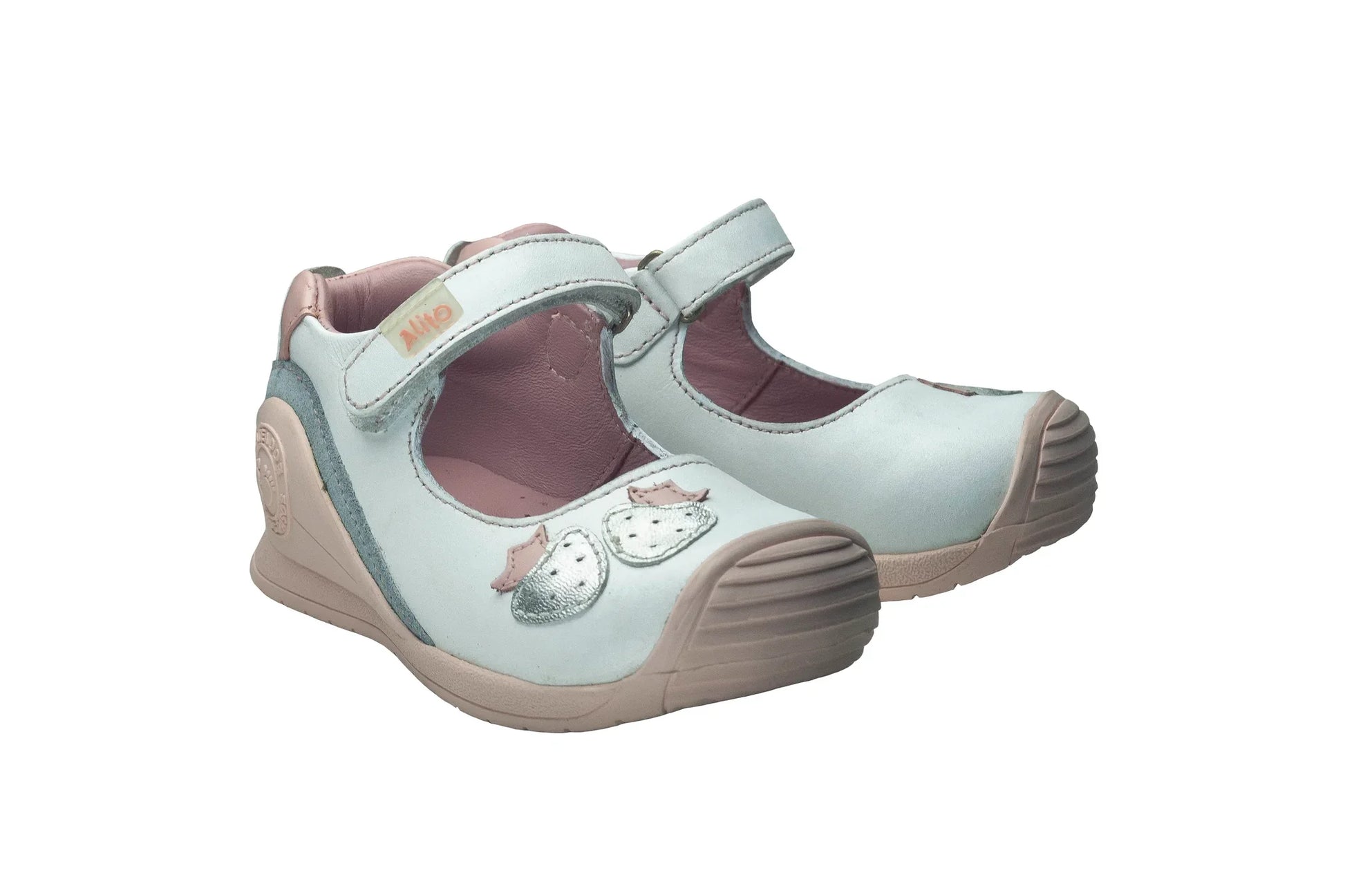 Zapatos para Niñas de color blanco en vista frontal