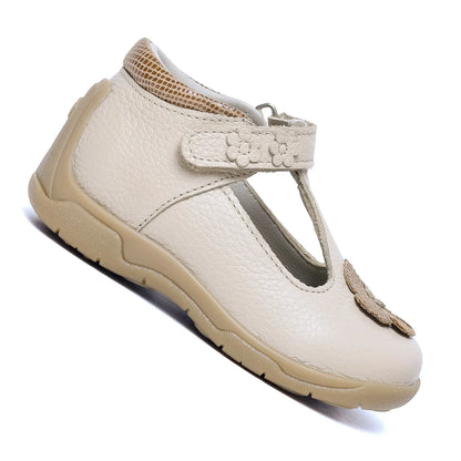 Zapatos para Niñas de color nude en vista lateral derecha