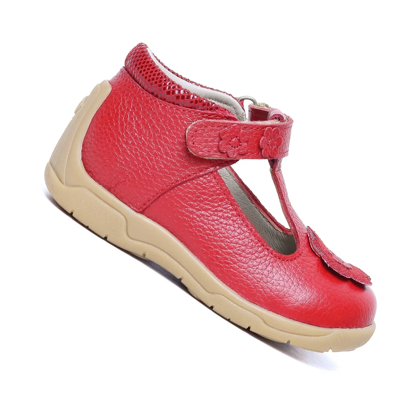 Zapatos para Niñas de color rojo en vista lateral derecha