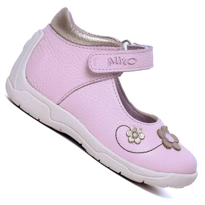 Zapatos para Niñas de color rosado en vista lateral derecha