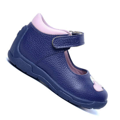 Zapatos para Niñas de color azul en vista lateral derecha