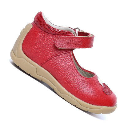 Zapatos para Niñas de color rojo en vista lateral derecha