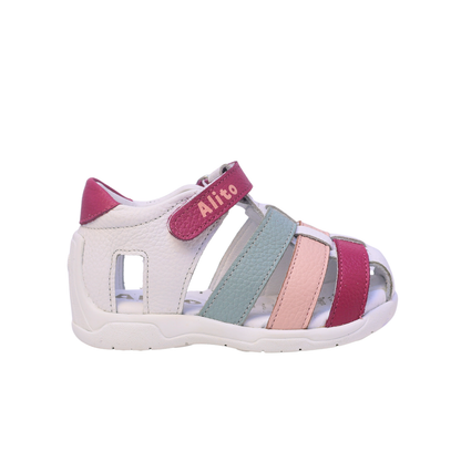 06015 PIBE SANDALIA MULTICOLOR FUCSIA
