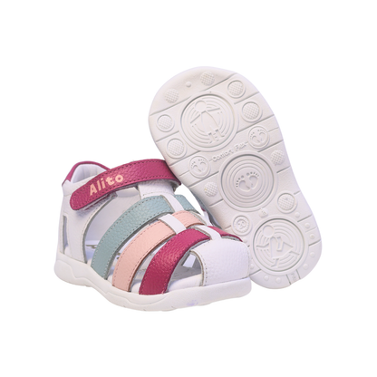06015 PIBE SANDALIA MULTICOLOR FUCSIA