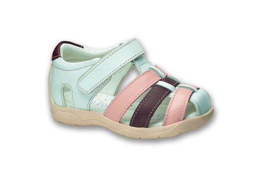 Sandalias para Niñas de color blanco/lila en vista frontal