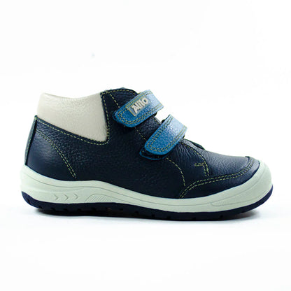 Zapatos para Niños de color azul en vista lateral derecha