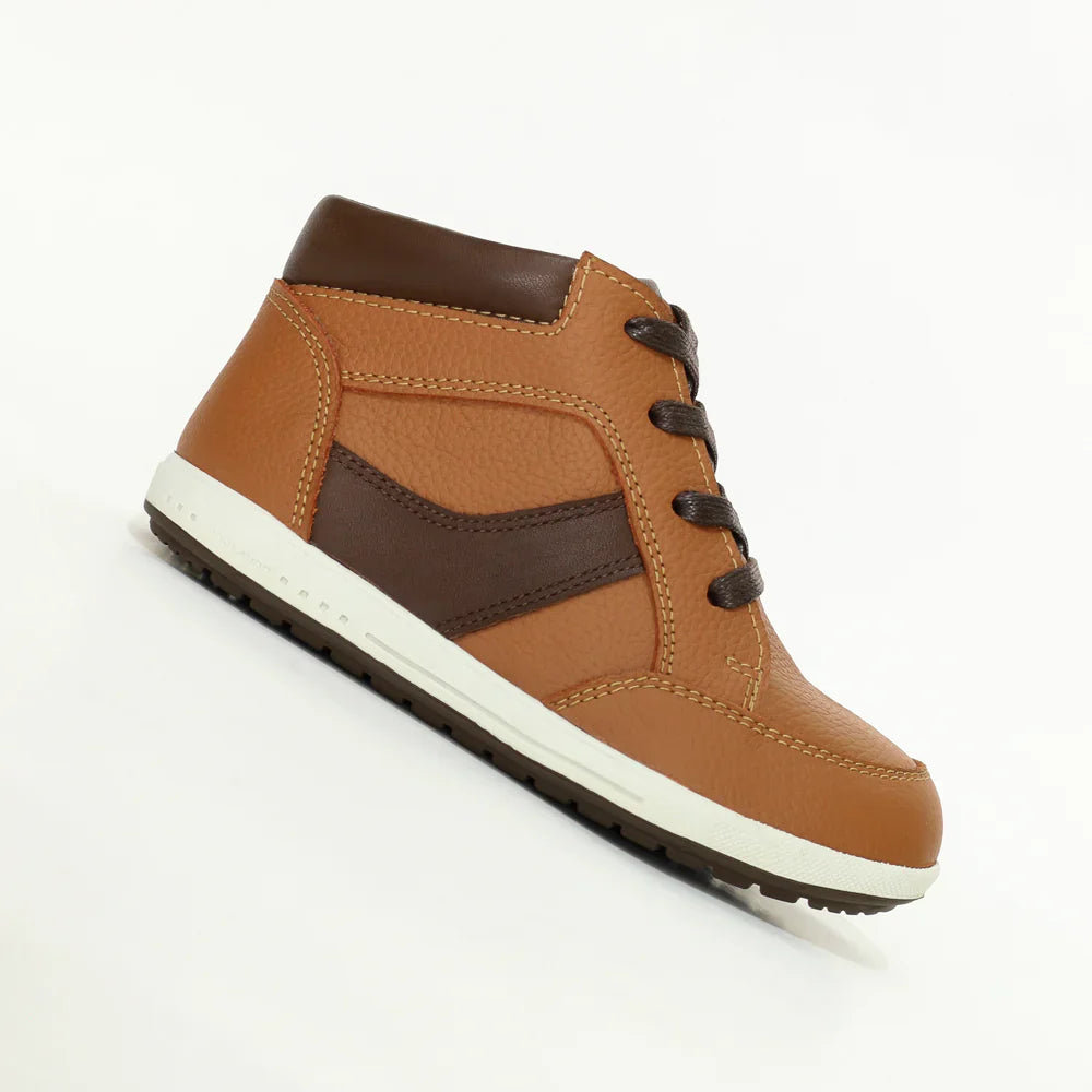 Zapatos para Niños de color cobre en vista lateral derecha