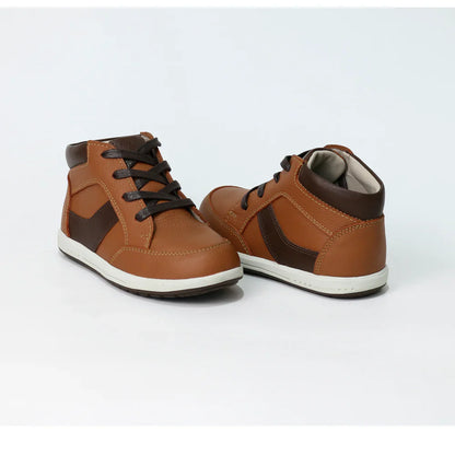 Zapatos para Niños de color cobre en vista frontal