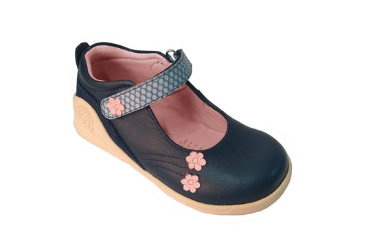 Zapatos para Niñas de color azul en vista frontal