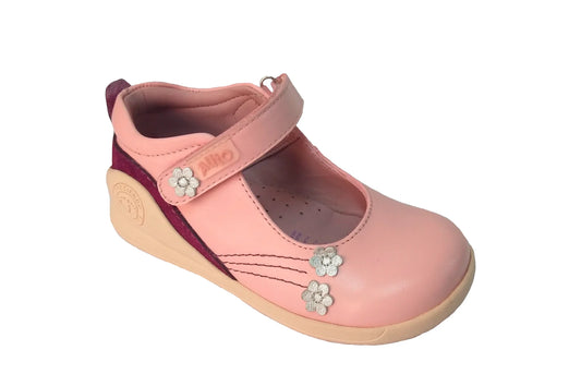 Zapatos para Niñas de color rosado en vista frontal