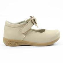 Zapatos para Niñas de color pega nude en vista lateral derecha