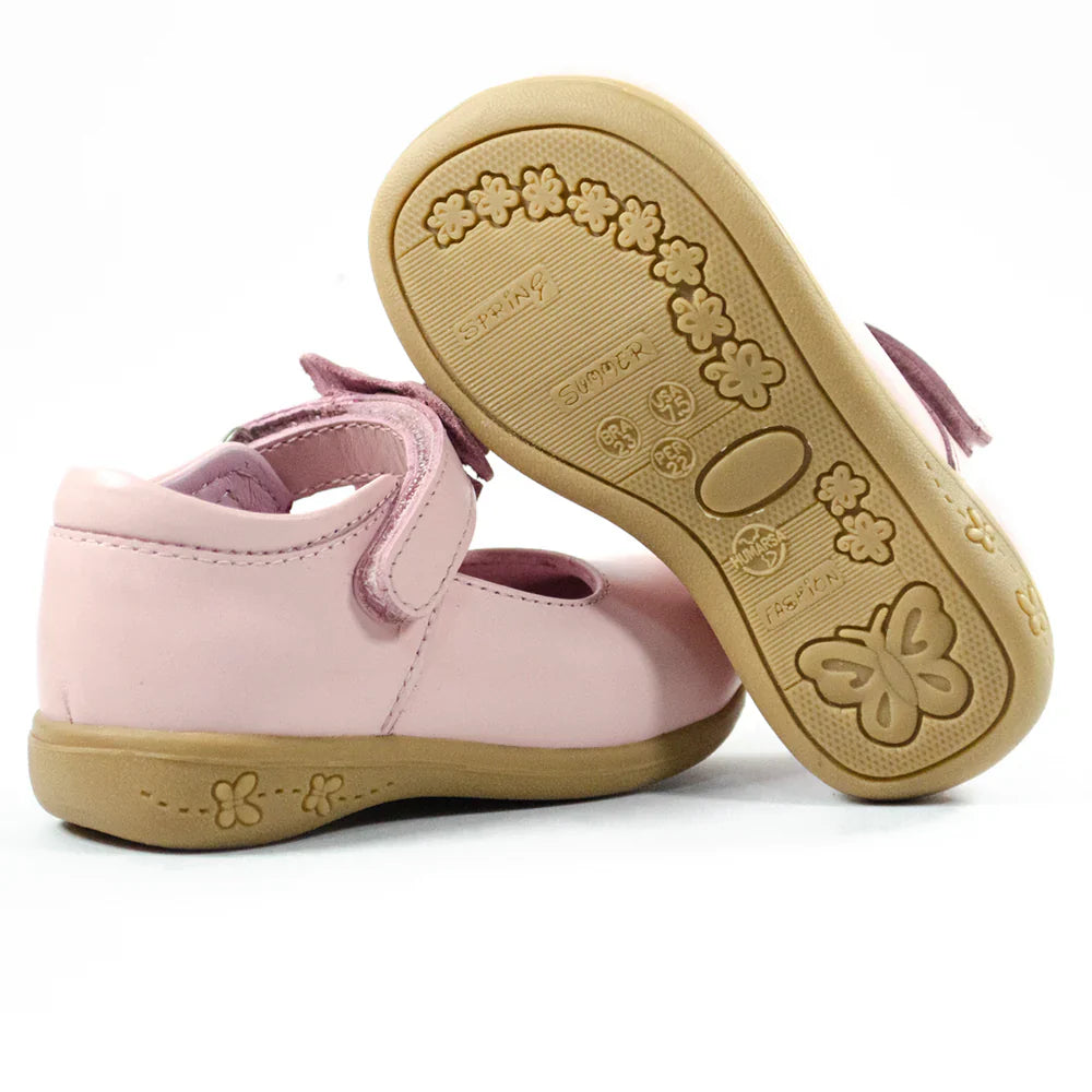 Zapatos para Niñas de color pega rosado en vista lateral izquierda