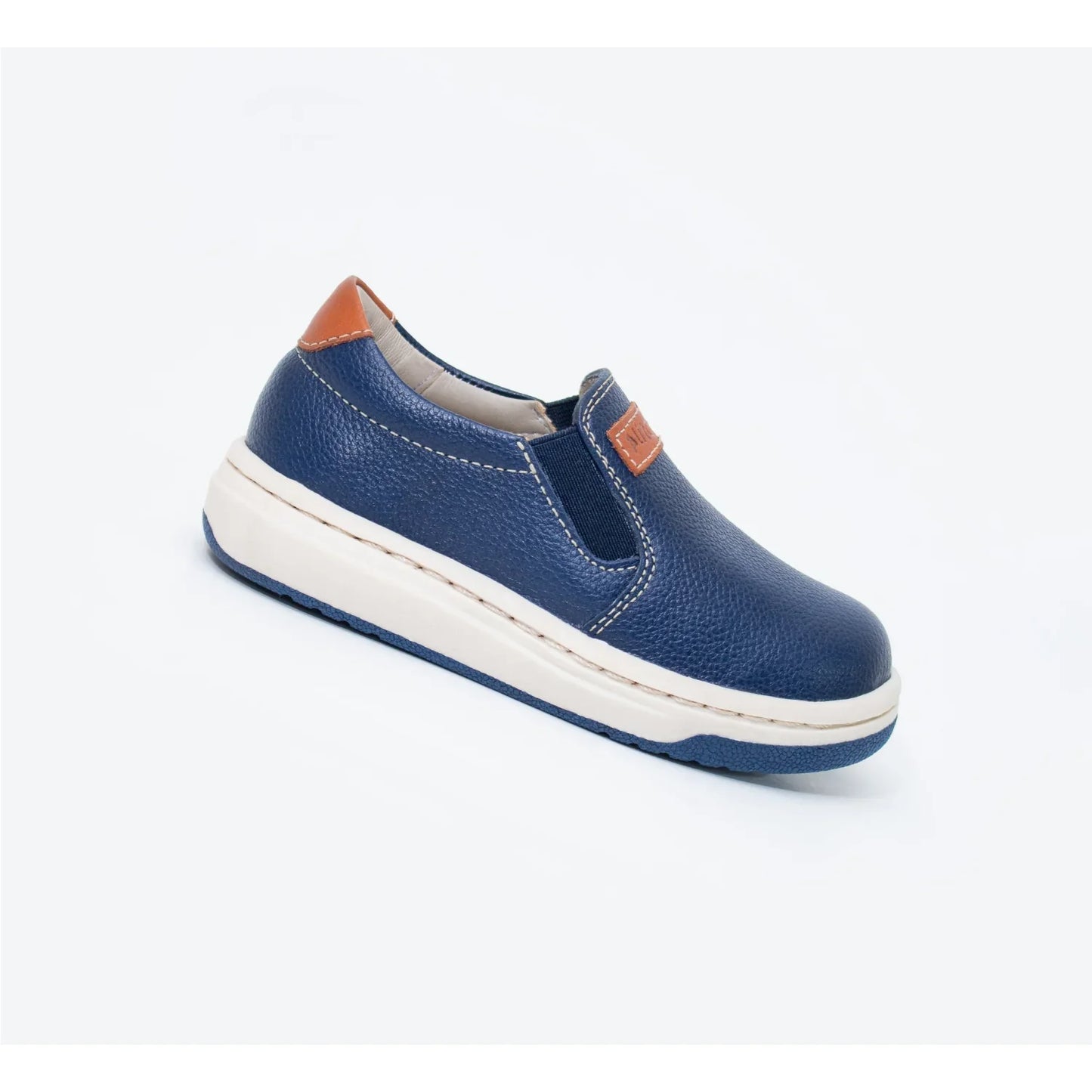 Zapatos para Niños de color azul en vista lateral derecha