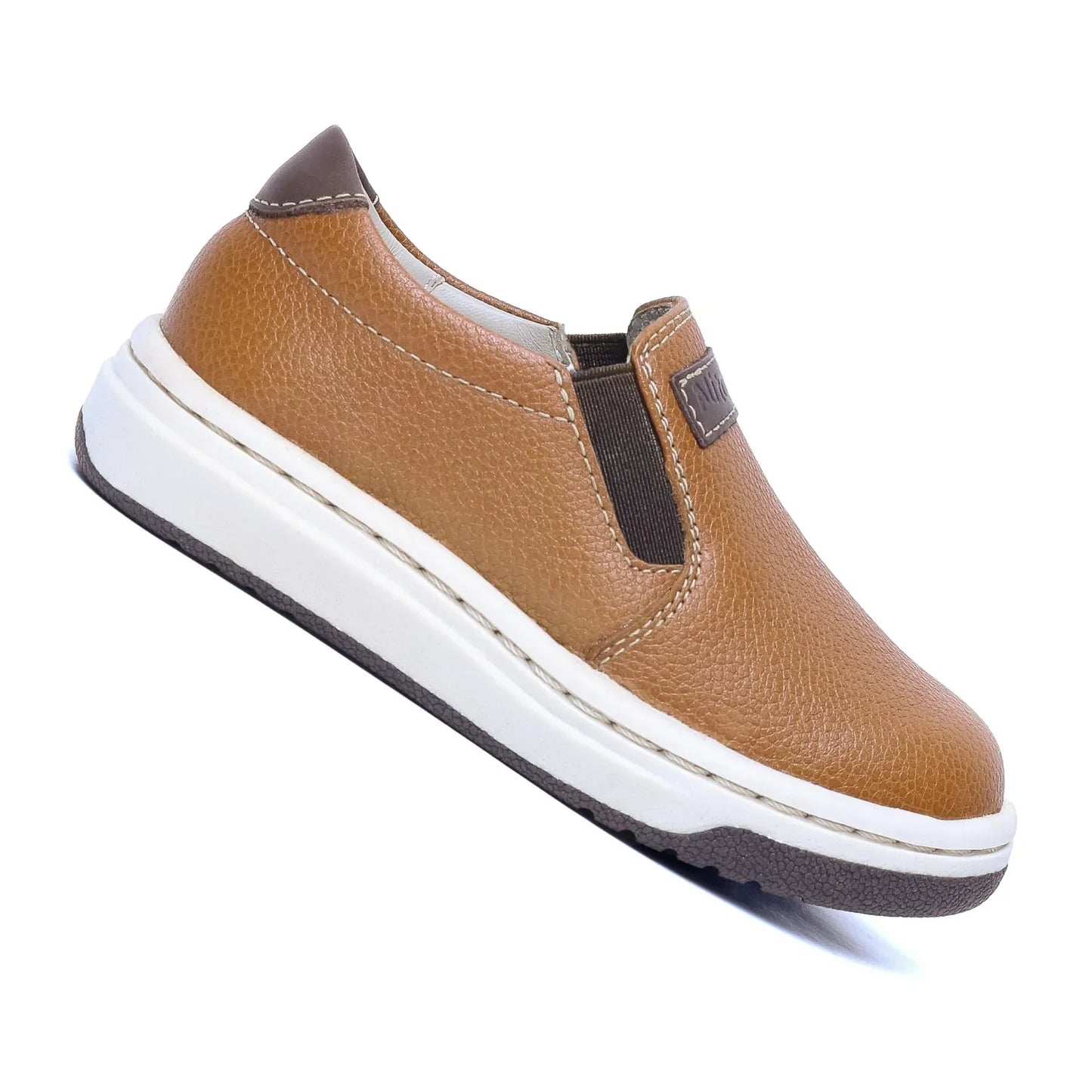 Zapatos para Niños de color natural en vista lateral derecha