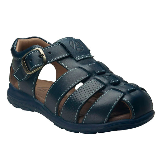 Sandalias para Niños de color azul en vista frontal