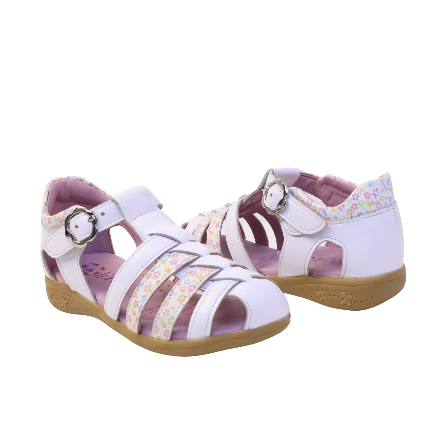 Sandalias para Niñas de color rosado en vista lateral derecha