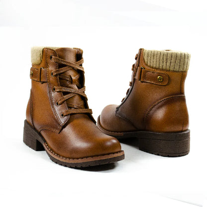 Botas para Niñas de color natural en vista frontal