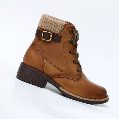 Botas para Niñas de color natural en vista lateral derecha