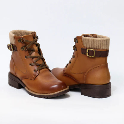 Botas para Niñas de color natural en vista frontal