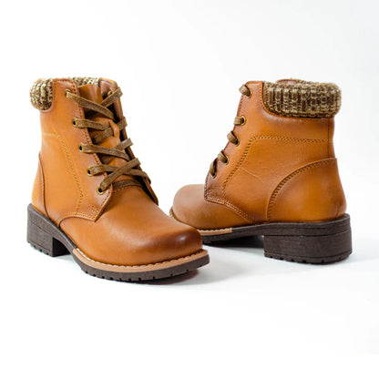 Botas para Niñas de color natural en vista lateral izquierda