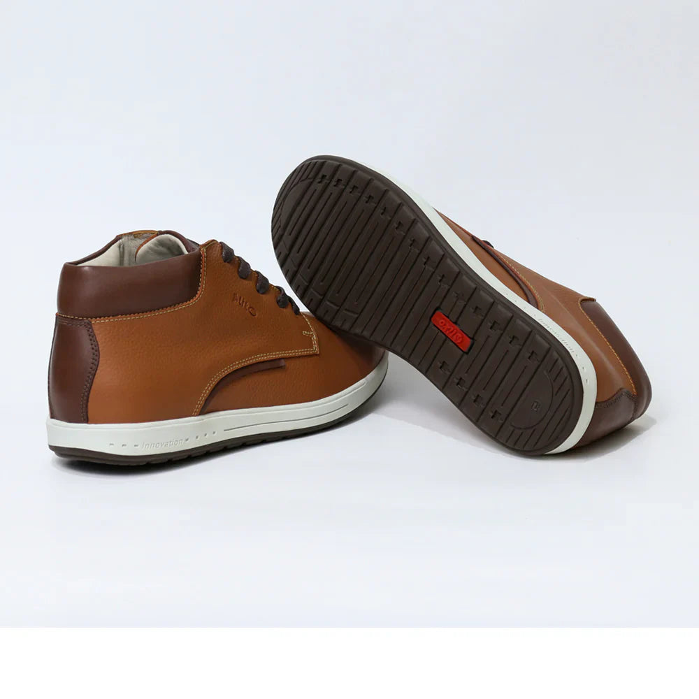 Zapatos para Niños de color cobre marron en vista lateral izquierda