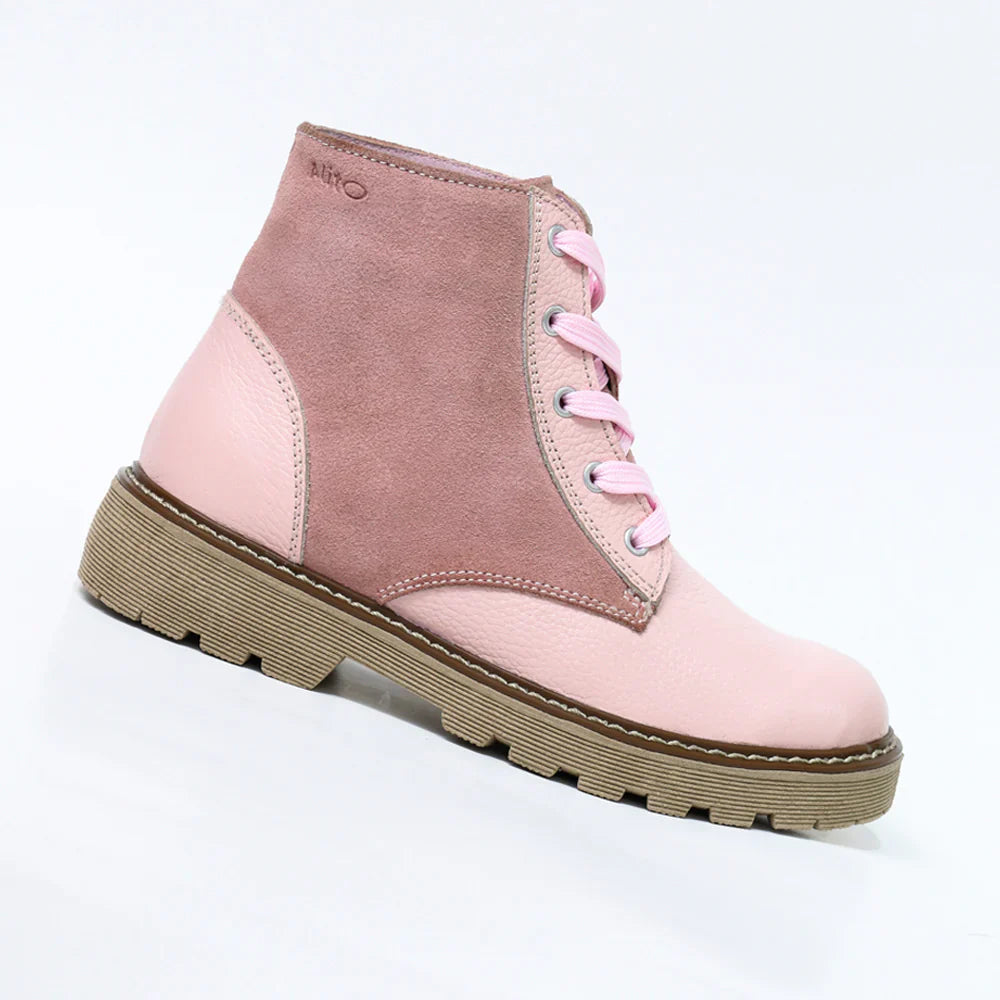 Botines para Niñas de color negro en vista lateral derecha