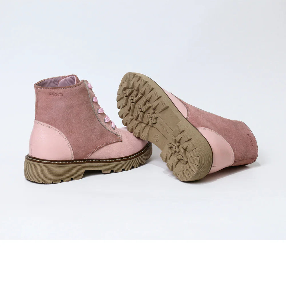 Botines para Niñas de color negro en vista lateral izquierda