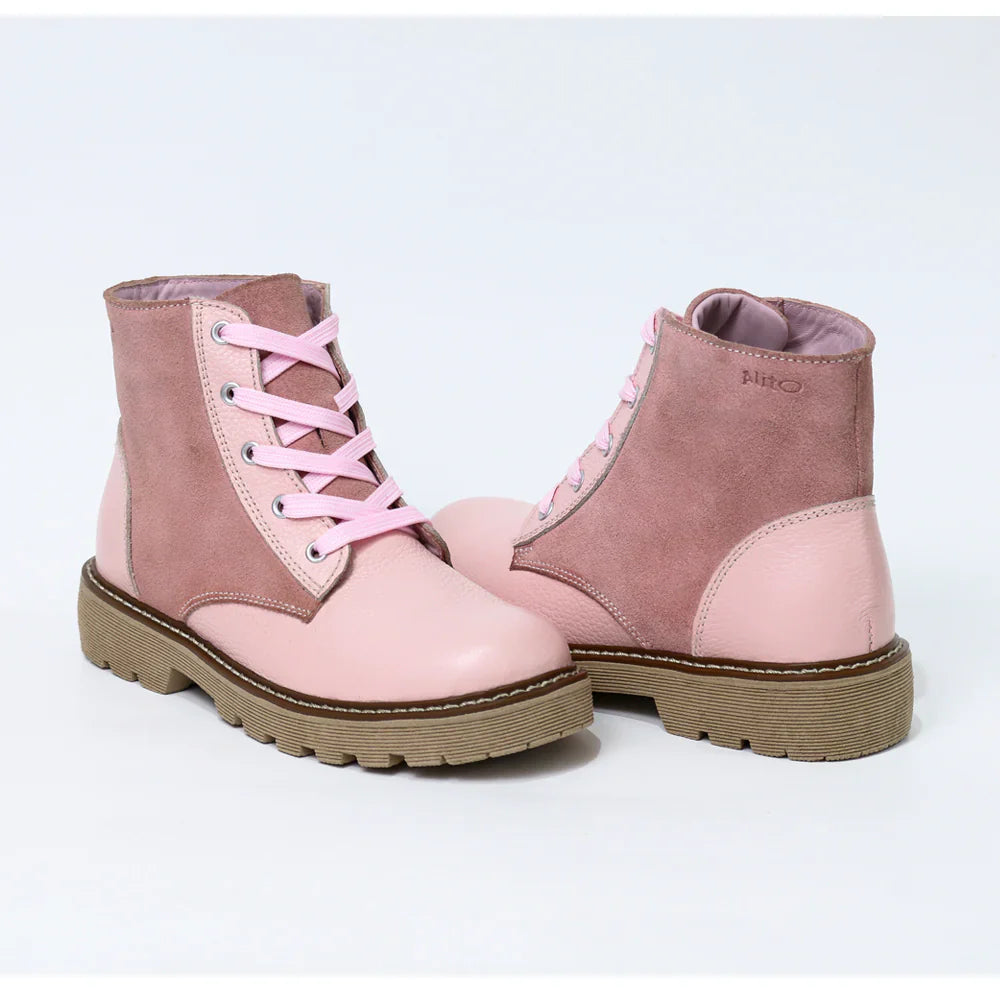 Botines para Niñas de color negro en vista frontal