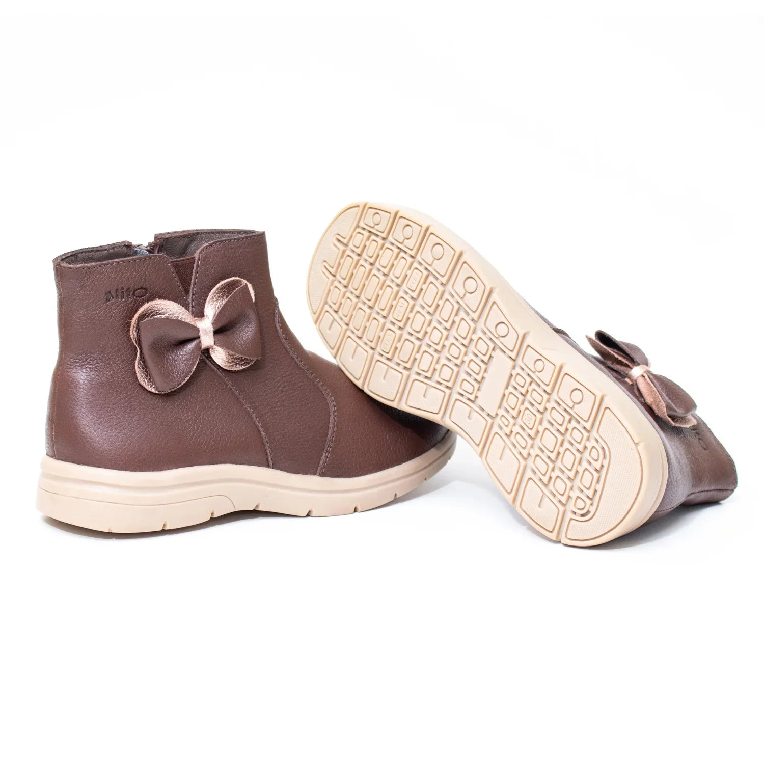 Botines para Niñas de color negro en vista lateral izquierda