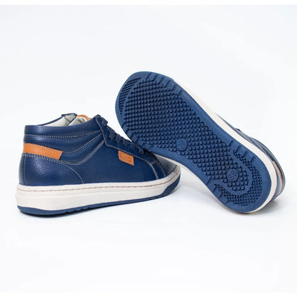 Zapatos para Niños de color marron en vista lateral izquierda