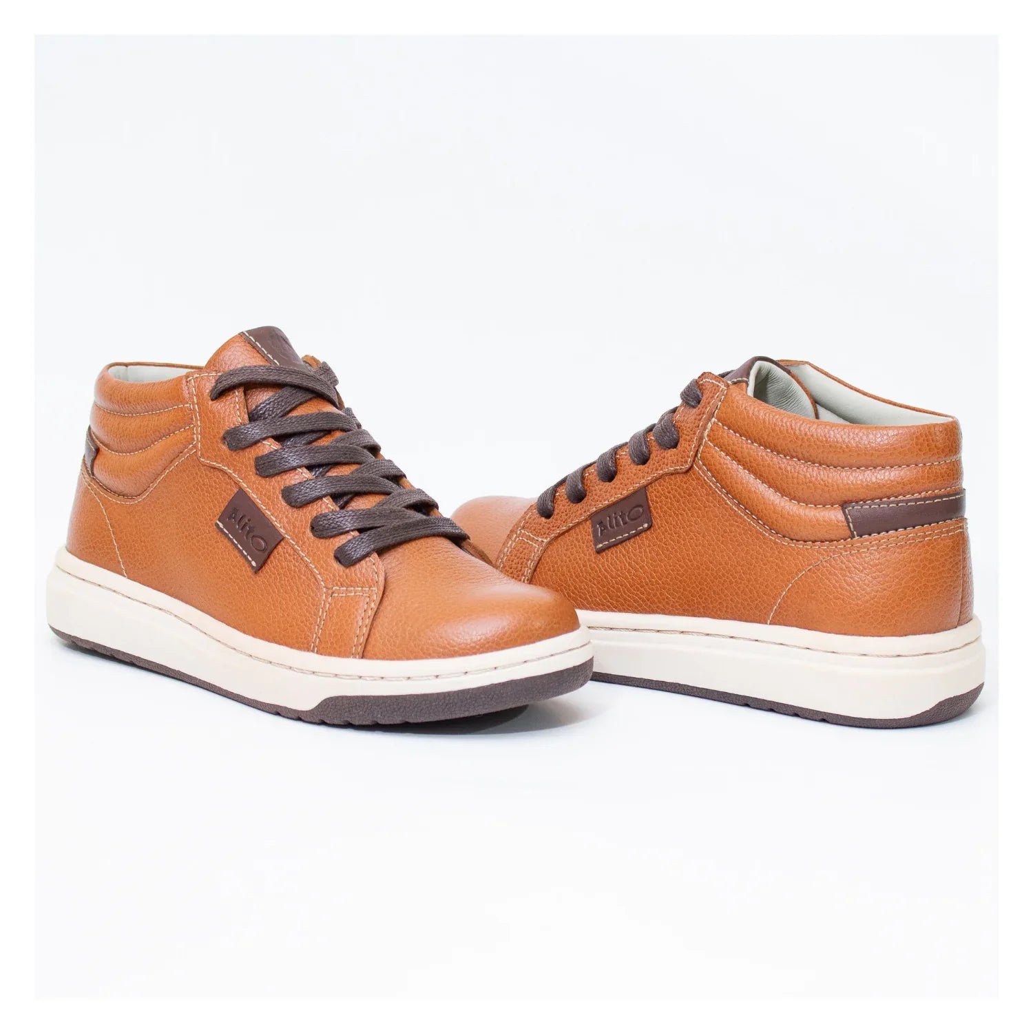 Zapatos para Niños de color hueso en vista frontal