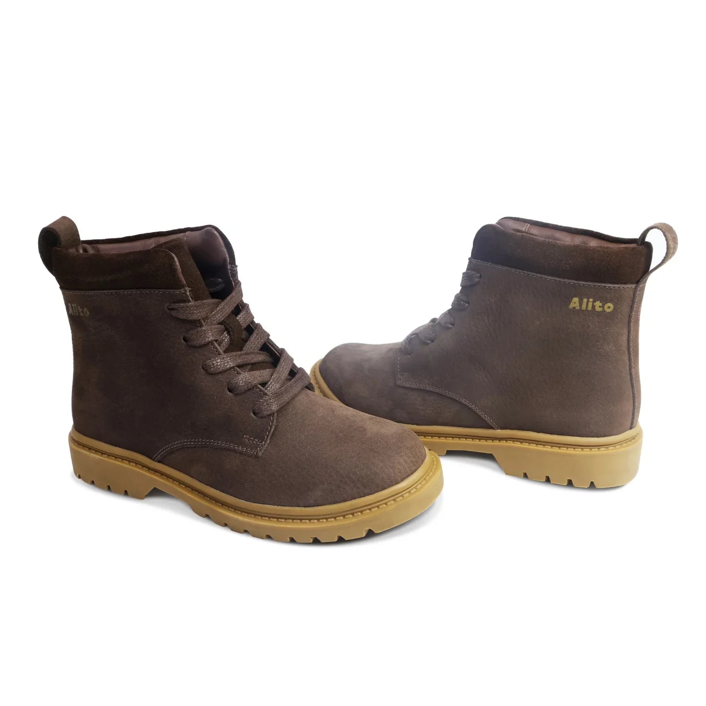 Botines para Niñas de color toffe en vista frontal