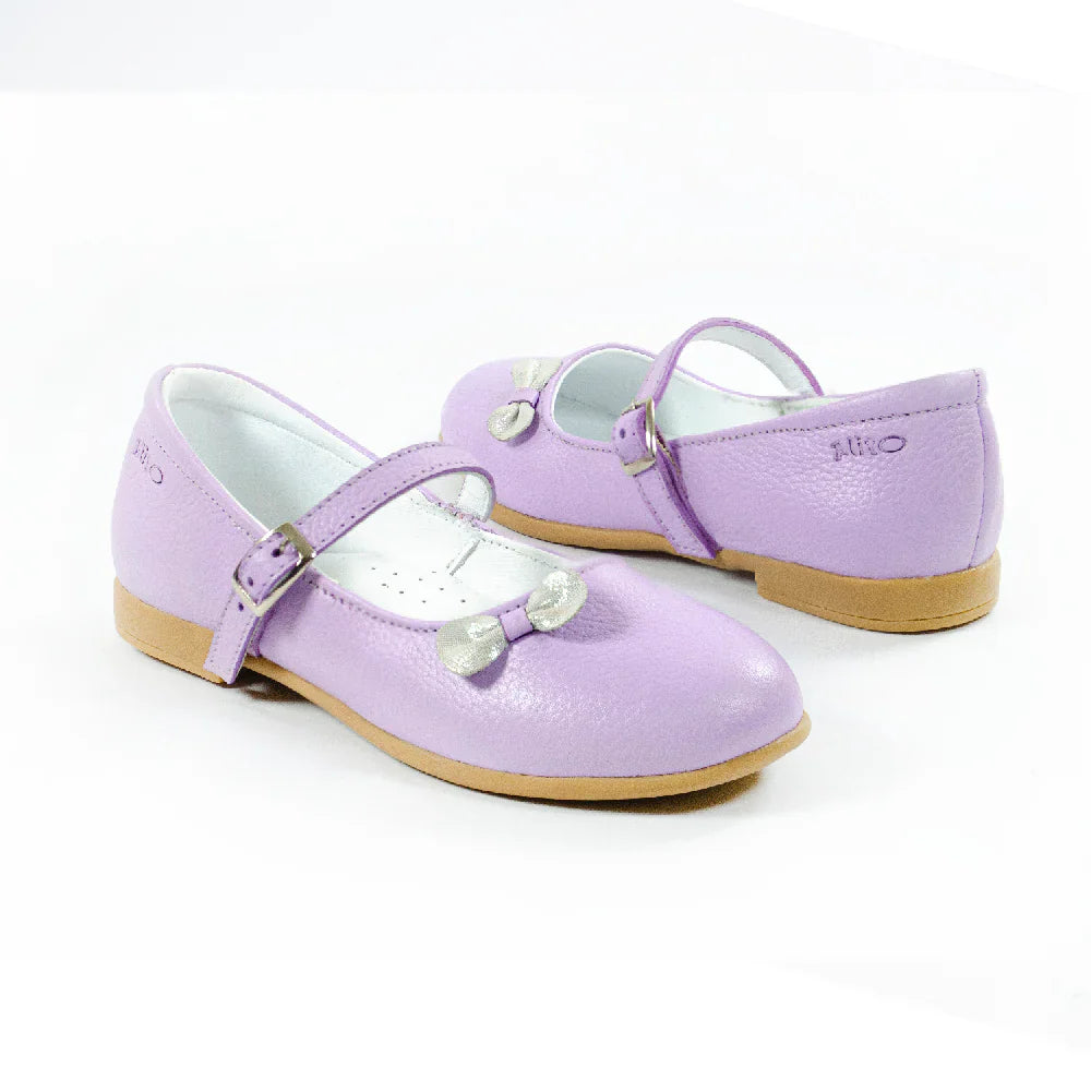 Zapatos para Niñas de color lila en vista frontal