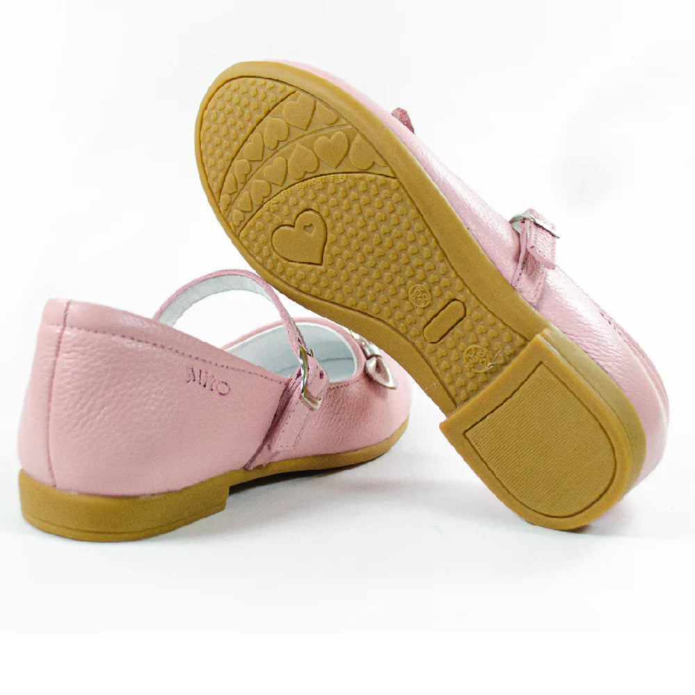 Zapatos para Niñas de color rosado en vista lateral derecha