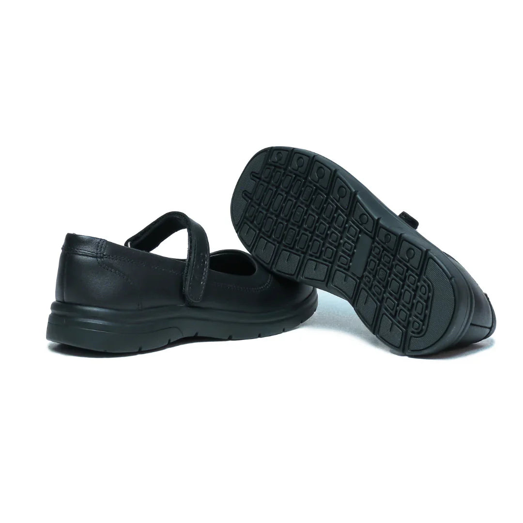 Zapatos para Escolares de color pega en vista lateral izquierda