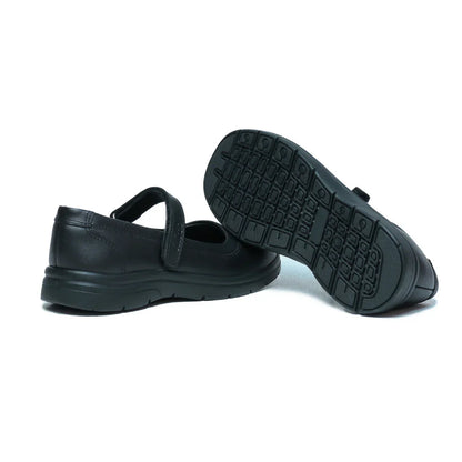 Zapatos para Escolares de color pega en vista lateral izquierda