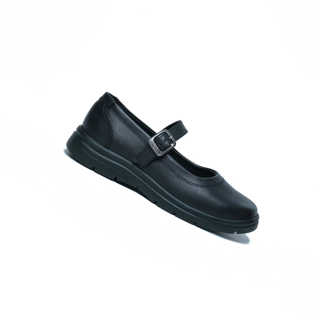 Zapatos para Escolares de color hebilla en vista lateral derecha