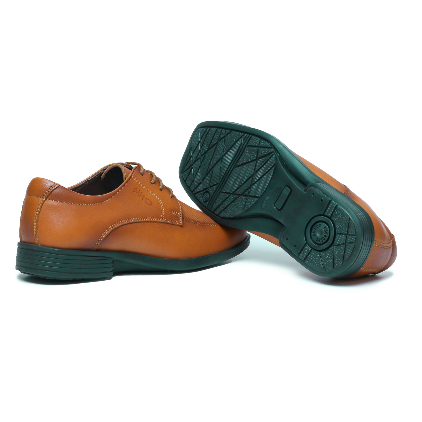 Zapatos para Niños de color natural en vista frontal