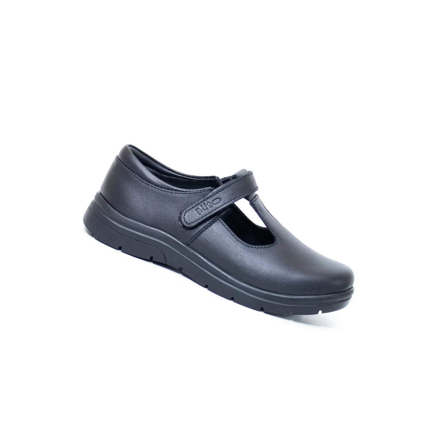 Zapatos para Escolares de color pega en vista lateral derecha