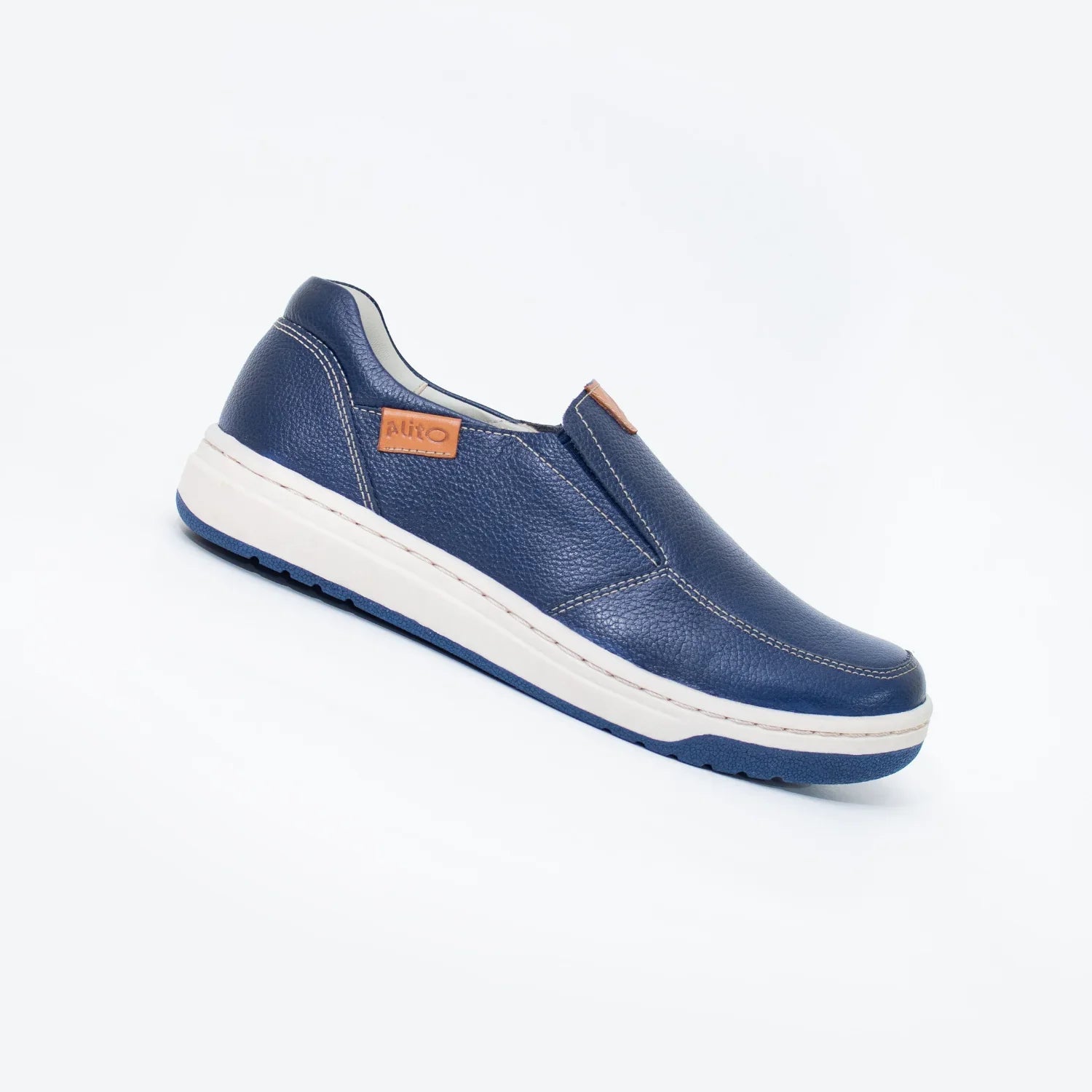 Zapatos para Niños de color azul en vista lateral derecha