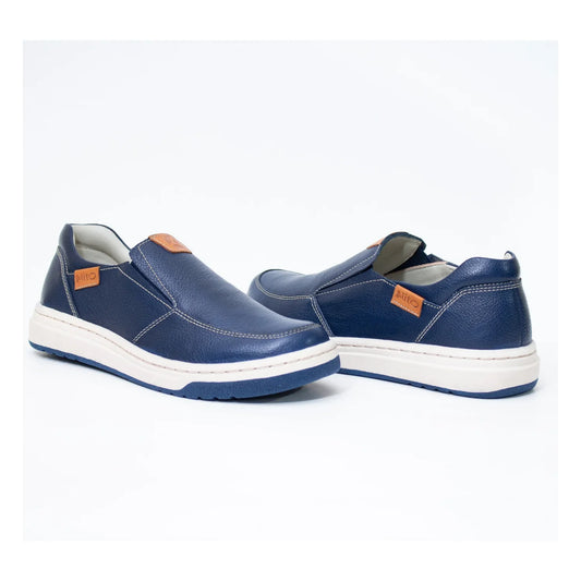 Zapatos para Niños de color azul en vista frontal